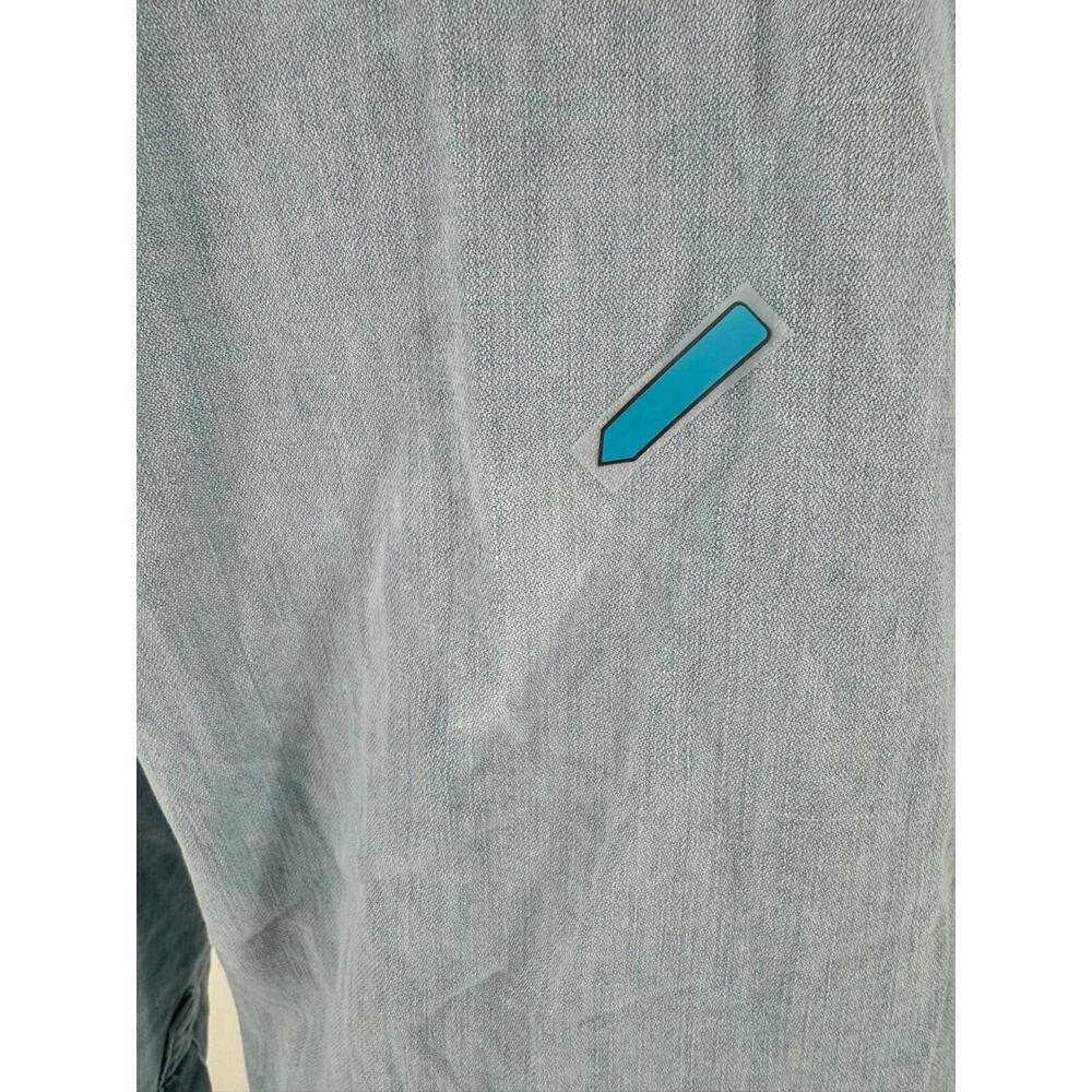 Frank & Eileen Light Blue Denim Long Sleeve Button Eileen Top Sz XXS - Picture 4 of 7